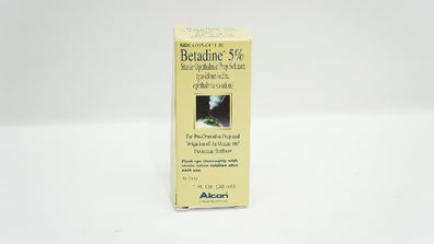 Alcon 9008803-0514 Betadine 5% Sterile Ophthalmic Prep Solution 1fl. oz. (x)